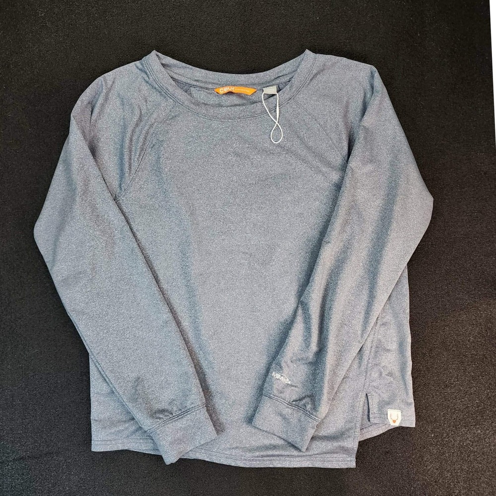 Cutter & Buck Pullover Women Large Blue‎ CBUK LBK00017 MiMedx Performance Top